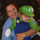 I just realized most of the pictures of my mom in this article are from a horrible angle. Here she has a face, and one of my children.